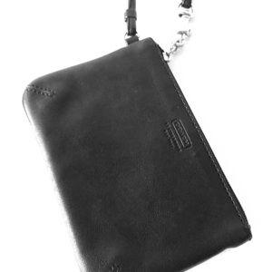 Coach leather wristlet (gently used)